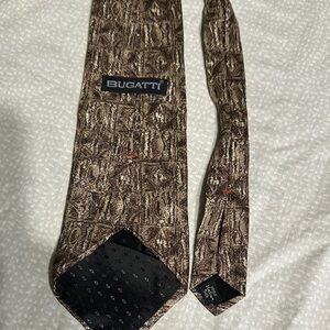 Bugatti Brown Patterned Tie